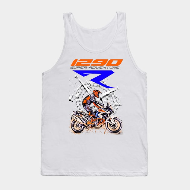 1290 R Super Adventure Tank Top by EvolutionMotoarte